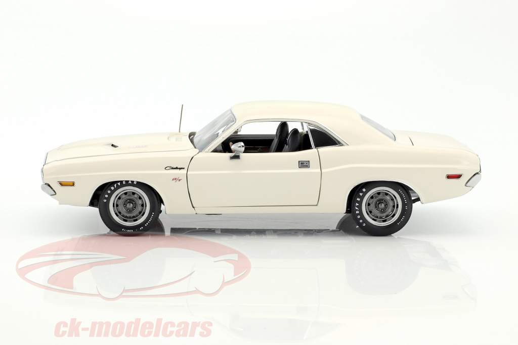 Dodge Challenger R/T Bouwjaar 1970 wit 1:18 Greenlight