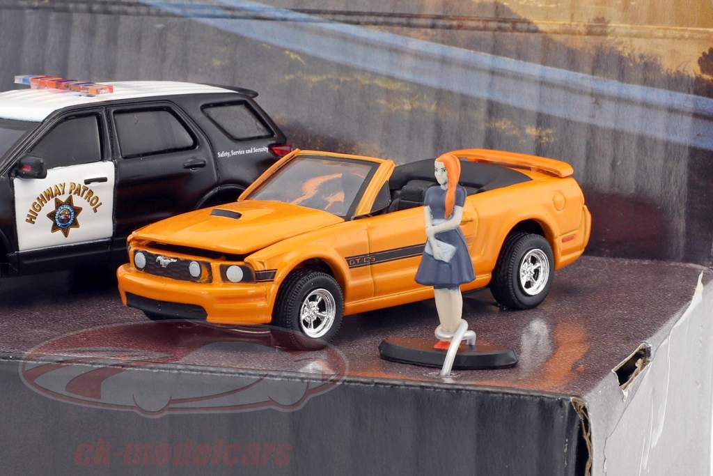 4-Car Set Pacific Coast Highway Road Trip 1:64 Greenlight