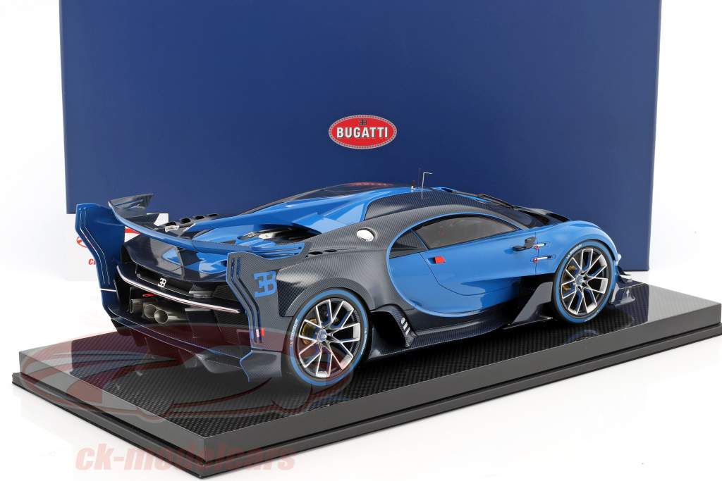 Bugatti Vision GT Motorshow Frankfurt 2015 blau / carbon blau 1:12 LookSmart