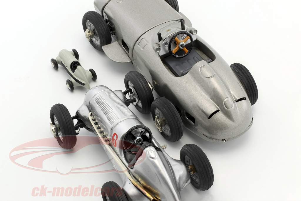 3 voiture ensemble Kompressor Studio 1 + Studio VII + piccolo Studio argent / grau 1:18 Schuco