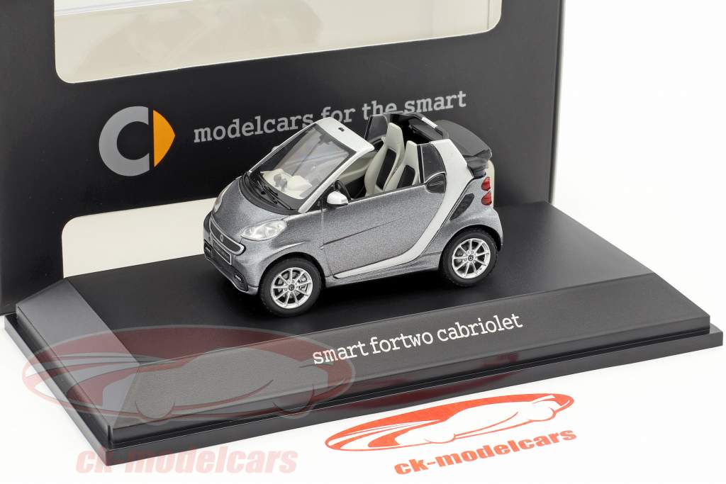 希少　smart fortwo cabrio ミニカー Rare Smart Fortwo Cabrio Miniature Car White Blue | eBay