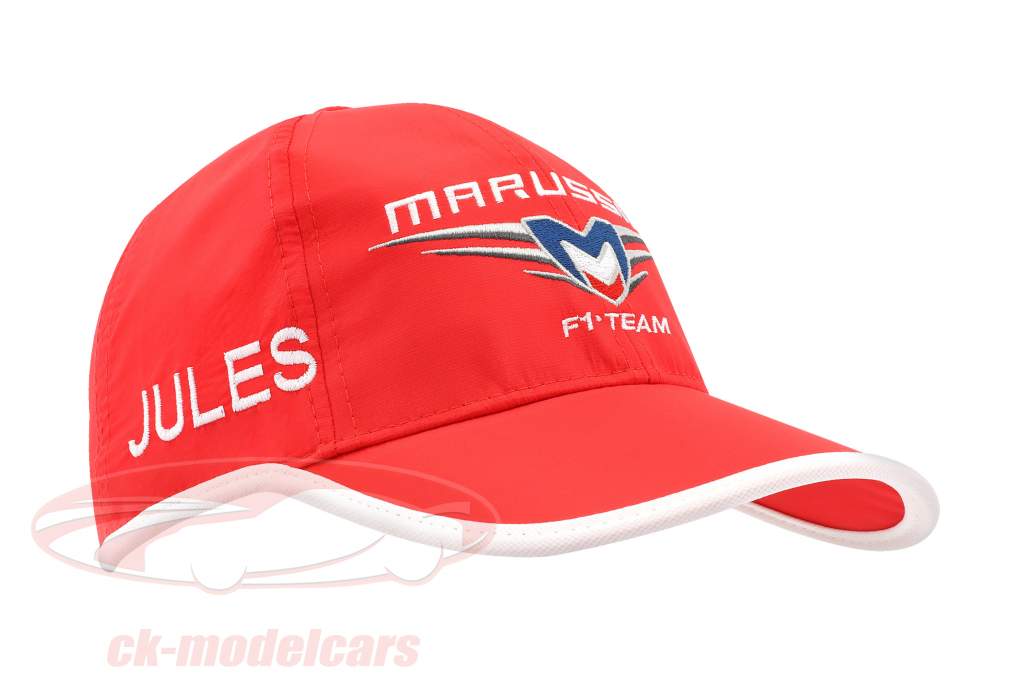 Jules Bianchi Driver Cap Marussia Formel 1 2014 rot / weiß