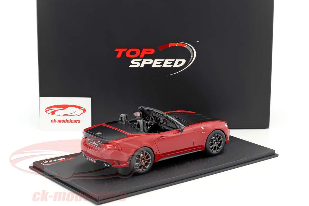 Abarth 124 Spider Costa Brava 1972 red 1:18 TrueScale