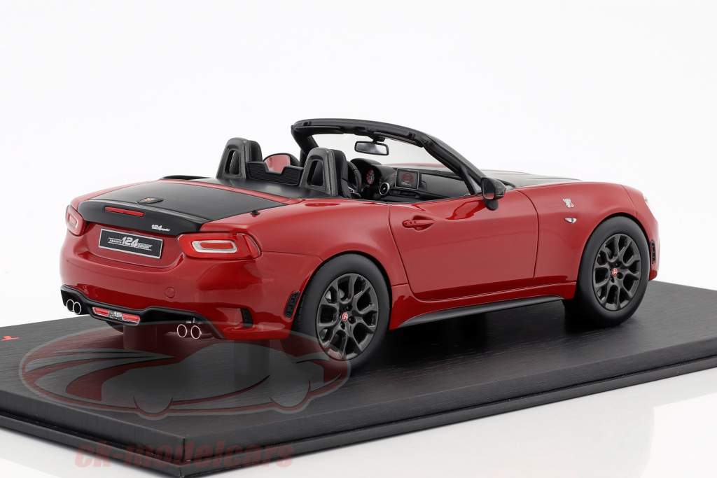 Abarth 124 Spider Costa Brava 1972 red 1:18 TrueScale