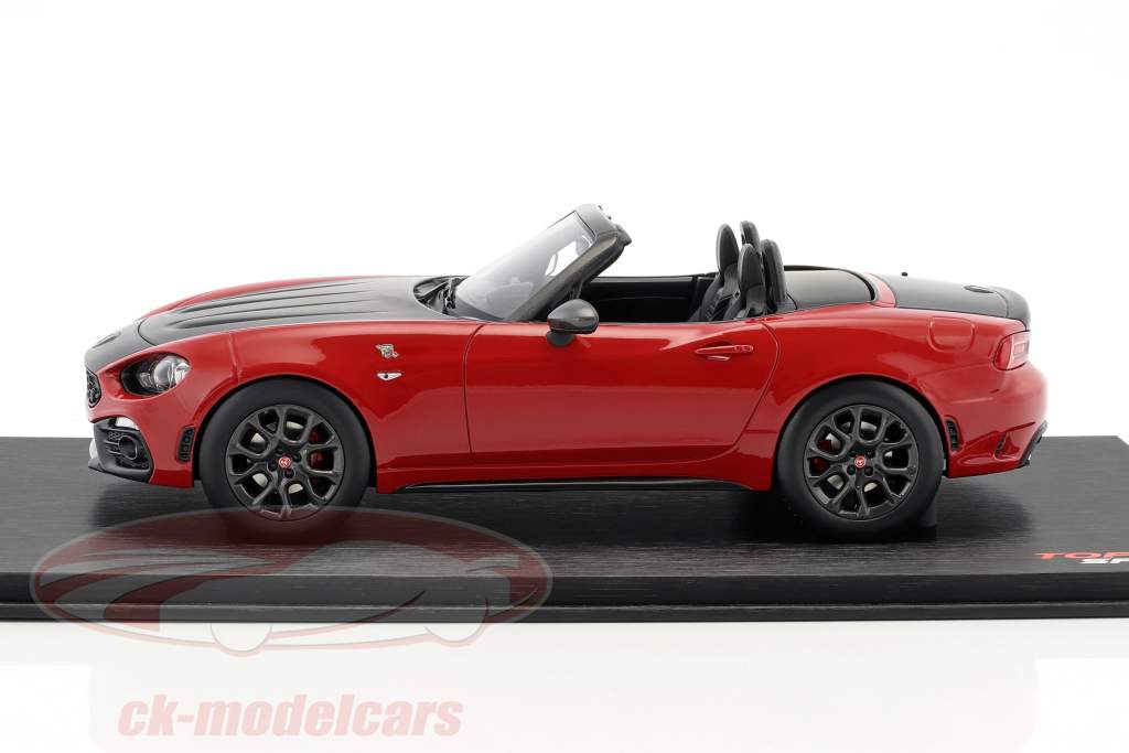 Abarth 124 Spider Costa Brava 1972 red 1:18 TrueScale