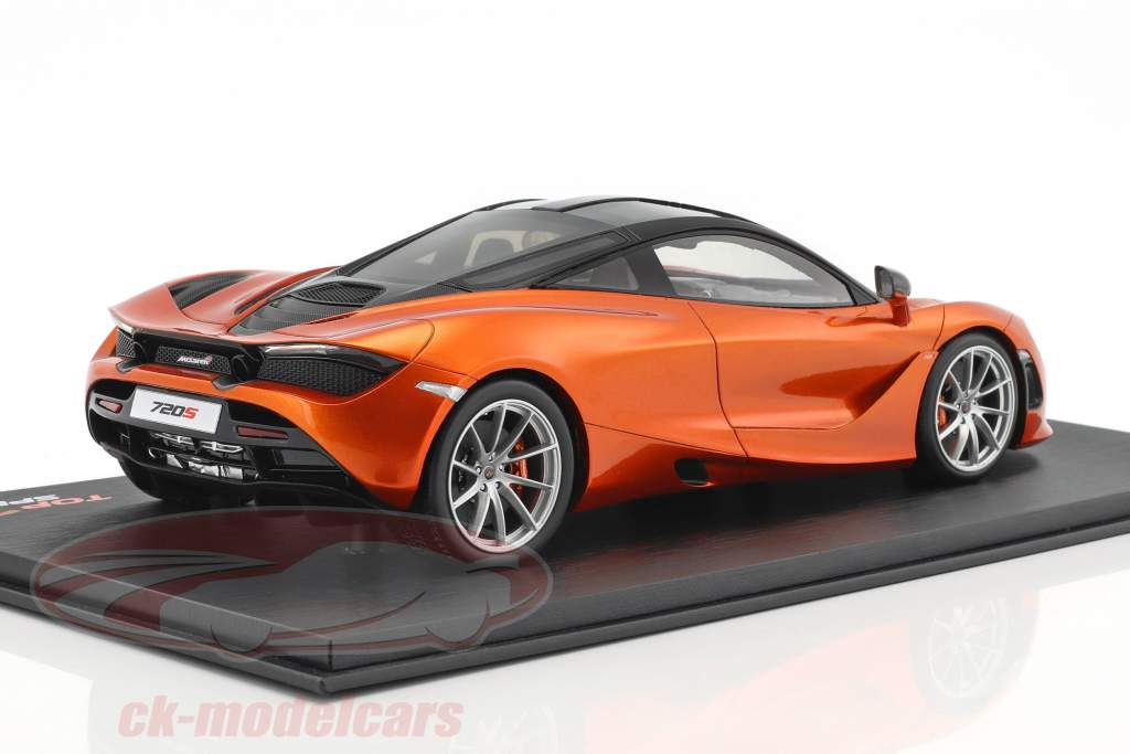 McLaren 720S Azores 2017 оранжевый металлический 1:18 TrueScale