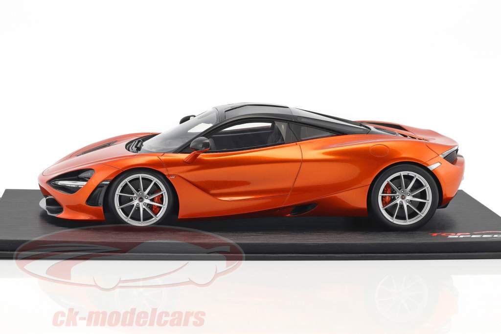 McLaren 720S Azores 2017 orange metallic 1:18 TrueScale