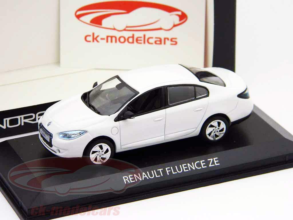 Renault Fluence ZE Eletrique Année 2011 blanc / noir 1:43 Norev