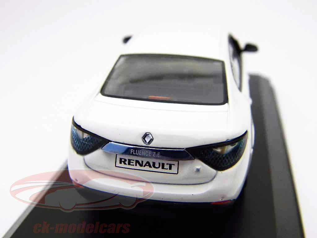 Renault Fluence ZE Eletrique Année 2011 blanc / noir 1:43 Norev
