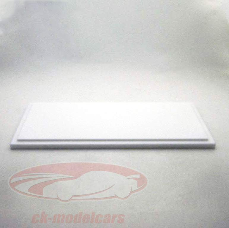 Glossy White showcase & base 1:18 TrueScale
