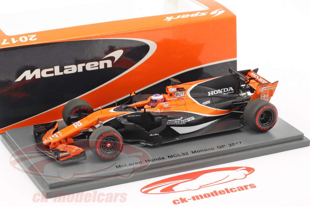 F1速報別注 スパーク マクラーレン MCL32 ホンダ 2017 モナコGP 1/43 スパーク FS13 F1速報特注 マクラーレン ホンダ MP4-31