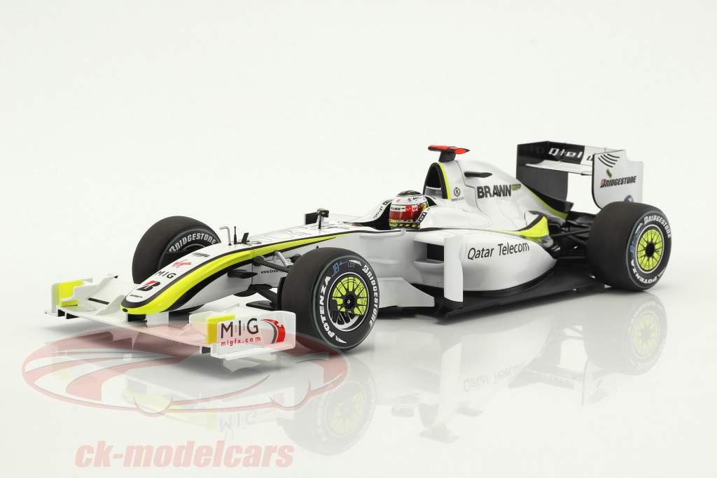 Jenson Button Brawn BGP 001 #22 World Champion Formel 1 2009 1:18 Minichamps