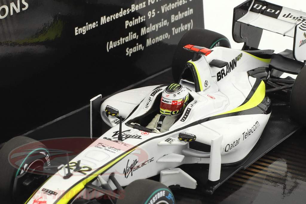 Jenson Button Brawn BGP 001 #22 World Champion Formel 1 2009 1:43 Minichamps