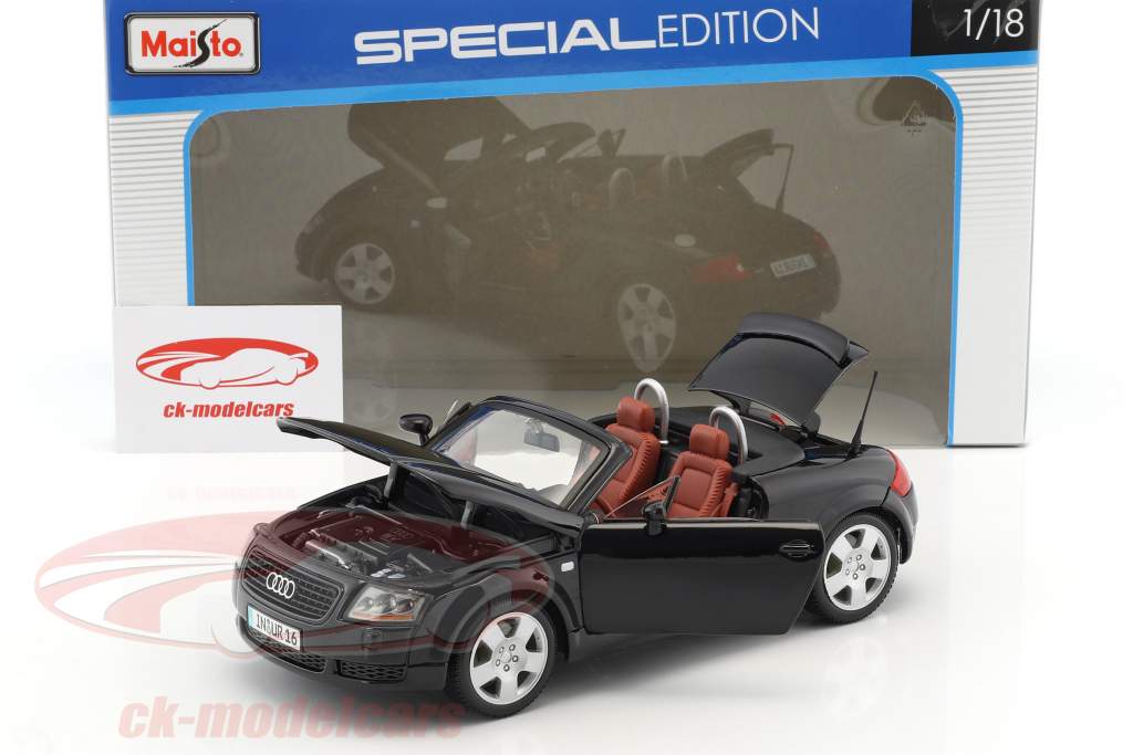 マイスト　Audi TTロードスター Maisto 1:18 Audi TT Roadster year 1999 black 31878 model car