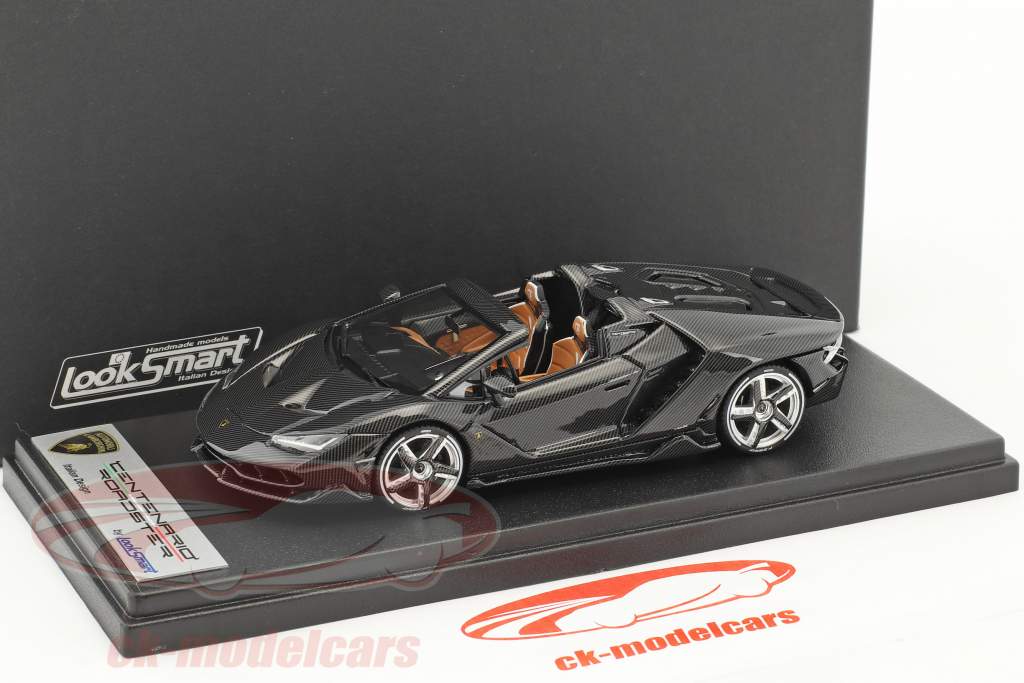 Lamborghini Centenario Roadster карбониевый 1:43 LookSmart