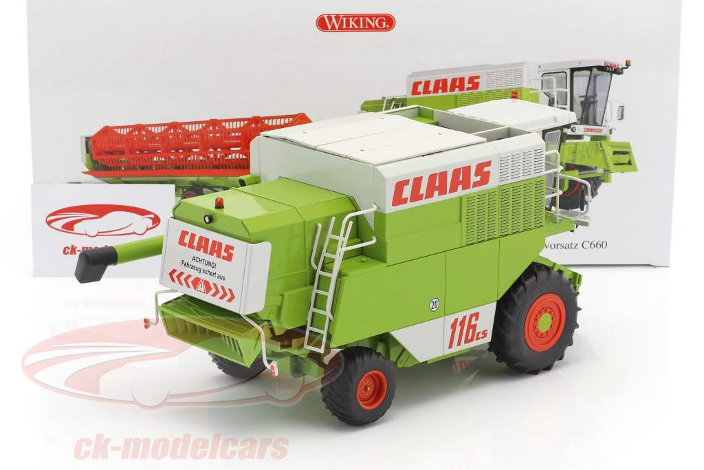Claas Commandor 116 CS moissonneur vert / blanc / rouge 1:32 Wiking