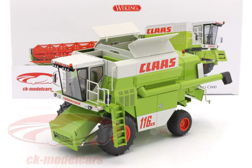 Claas Commandor 116 CS уборочная машина зеленый / белый / красный 1:32 Wiking