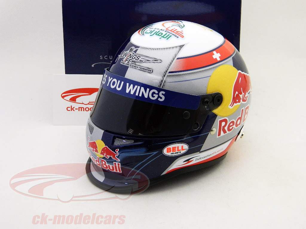 塞巴斯蒂安·布米红牛STR6 2011年F1车手头盔/头盔1:2贝尔