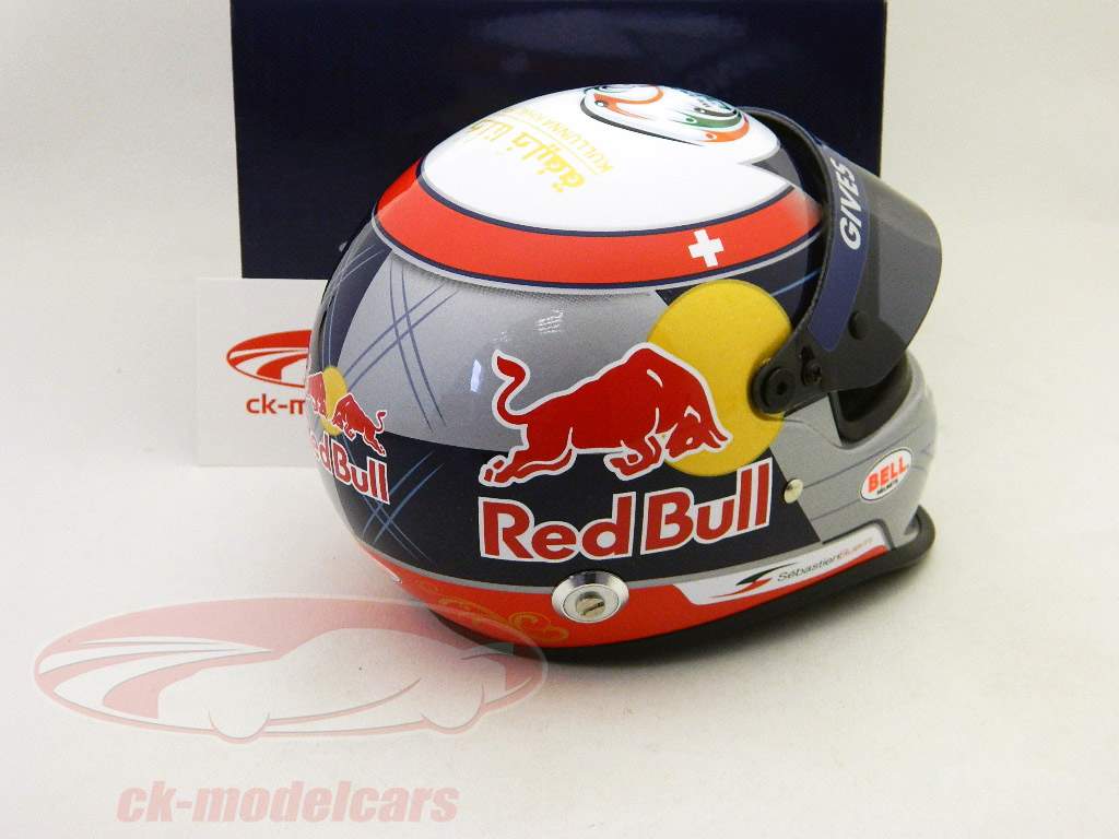 塞巴斯蒂安·布米红牛STR6 2011年F1车手头盔/头盔1:2贝尔