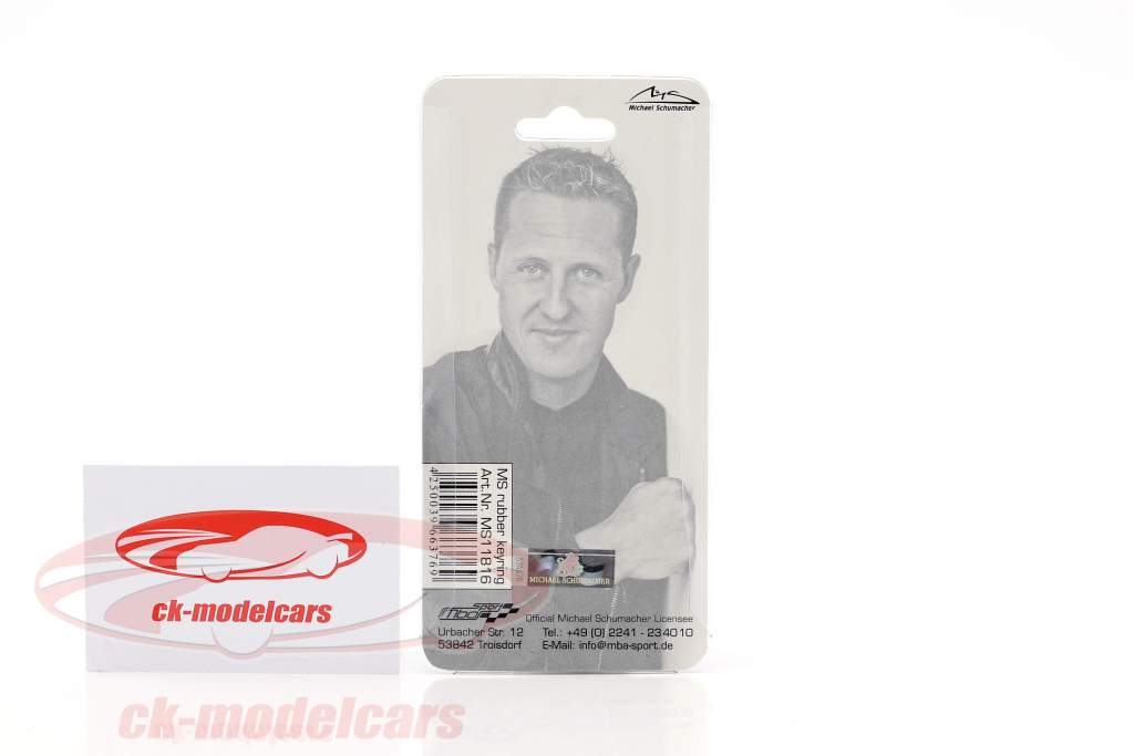 Michael Schumacher anillo de claves casco rojo
