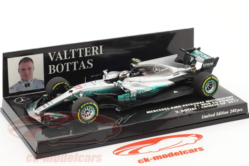 Valtteri Bottas Mercedes F1 W08 EQ Power  #77 Chinese GP Formel 1 2017 1:43 Minichamps