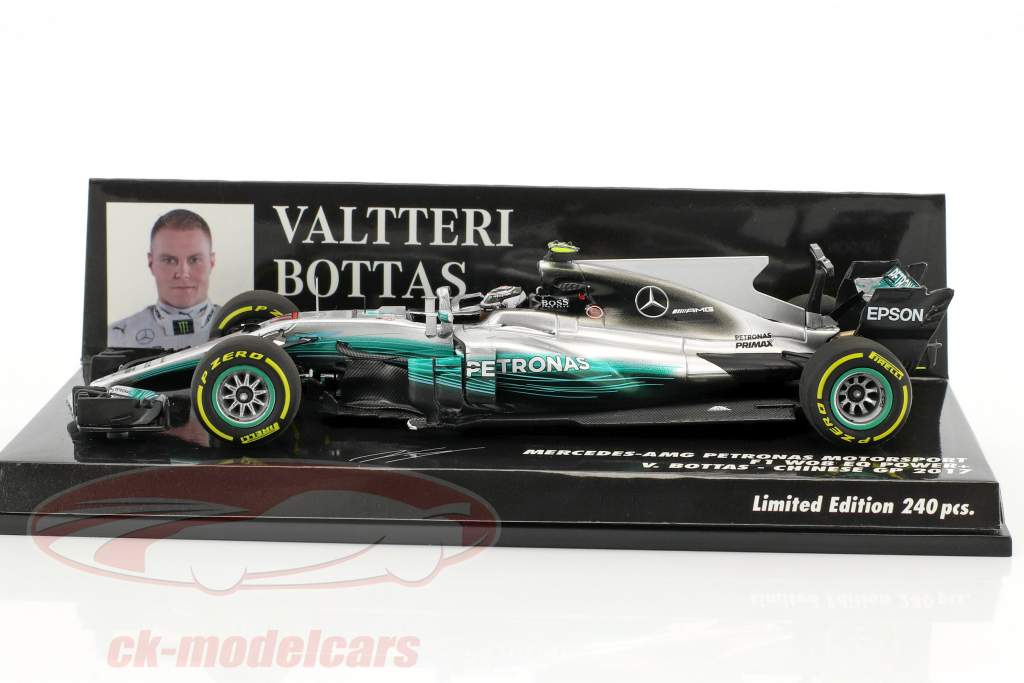 Valtteri Bottas Mercedes F1 W08 EQ Power  #77 Chinese GP Formel 1 2017 1:43 Minichamps