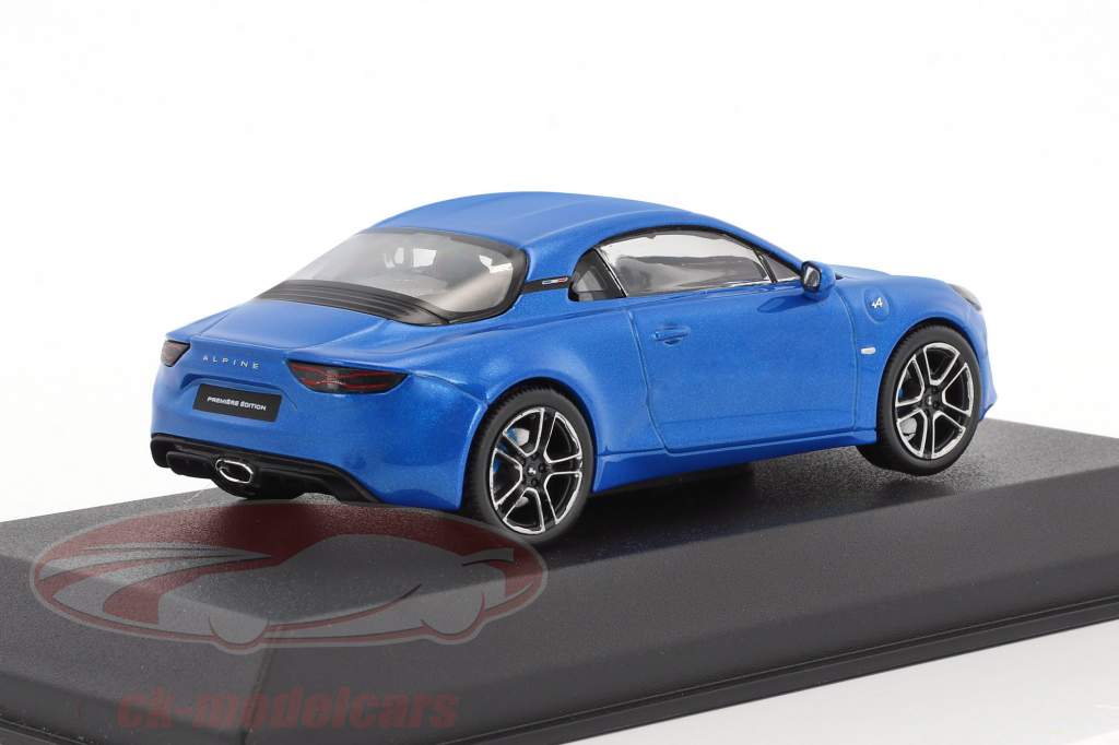 Renault Alpine A110 Premiere Edition 2017 синий металлический 1:43 Norev