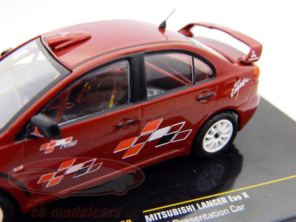 Mitsubishi Lancer Evo X Gr.. N Presentazione auto 1:43 Ixo