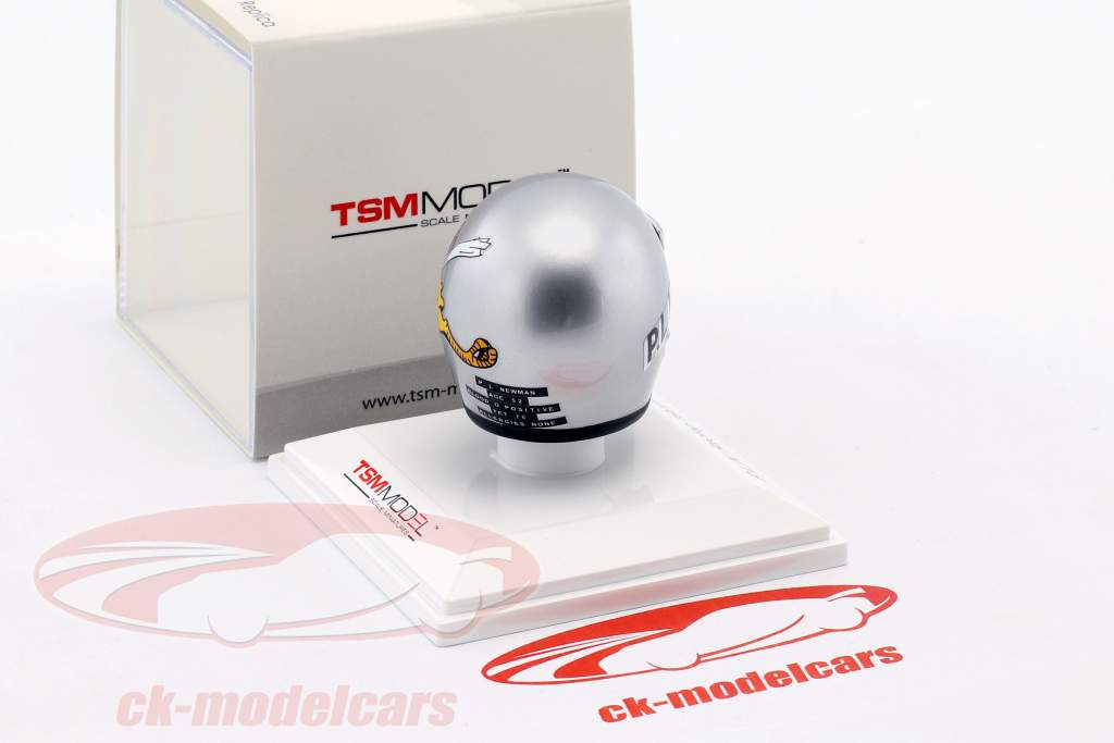 Paul Newman P.L.N. Racing 1977 capacete 1:8 TrueScale