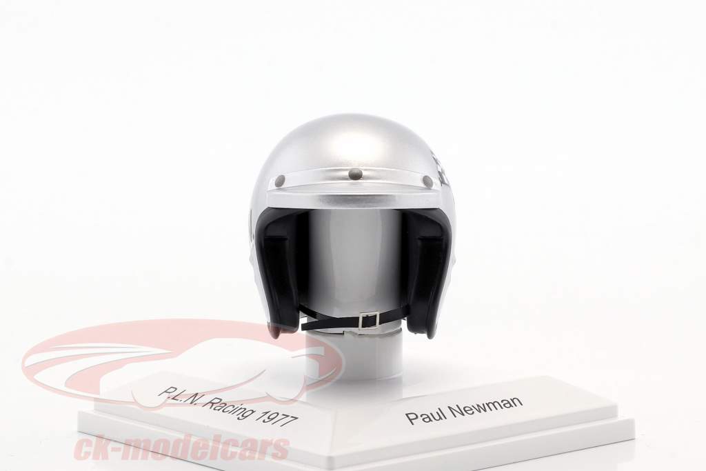 Paul Newman P.L.N. Racing 1977 capacete 1:8 TrueScale