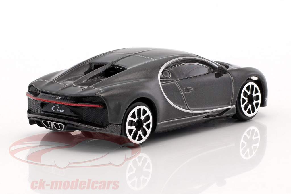 Bugatti Chiron gris oscuro metálico 1:43 Bburago