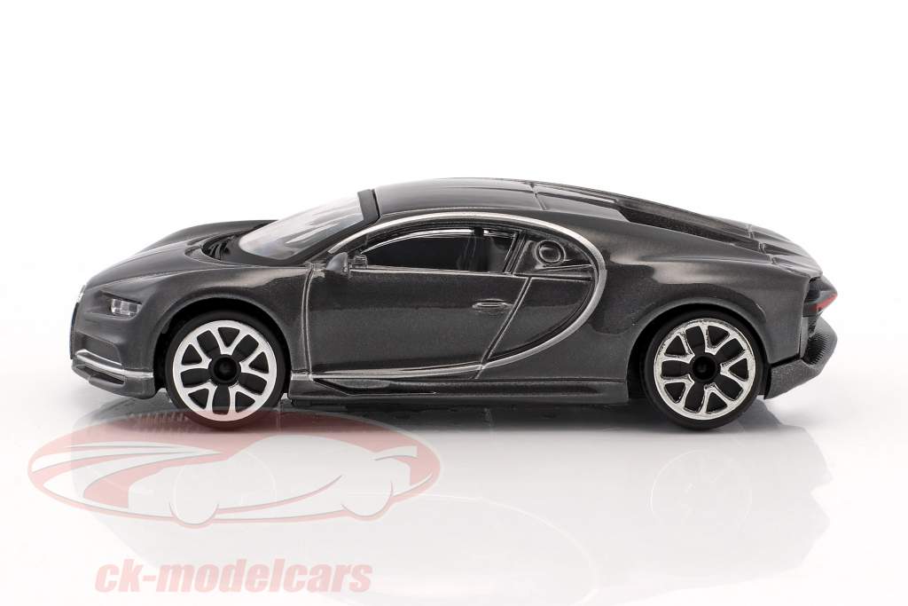 Bugatti Chiron gris oscuro metálico 1:43 Bburago