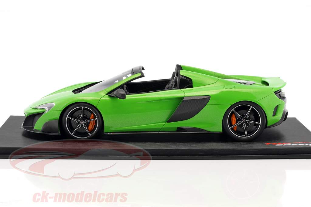 McLaren 675LT Spider mantis グリーン 1:18 TrueScale
