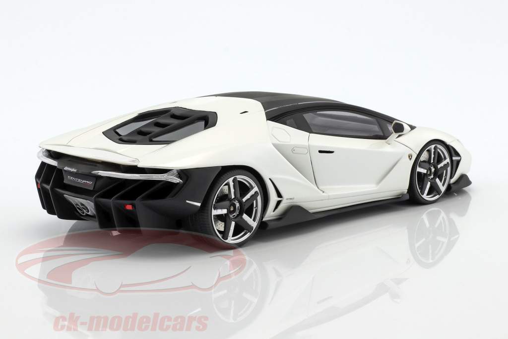 Lamborghini Centenario 建造年份 2016 珍珠 白 1:18 GT-Spirit
