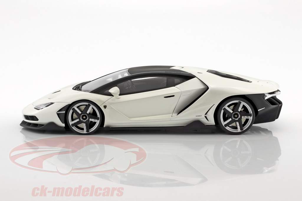 Lamborghini Centenario 建造年份 2016 珍珠 白 1:18 GT-Spirit