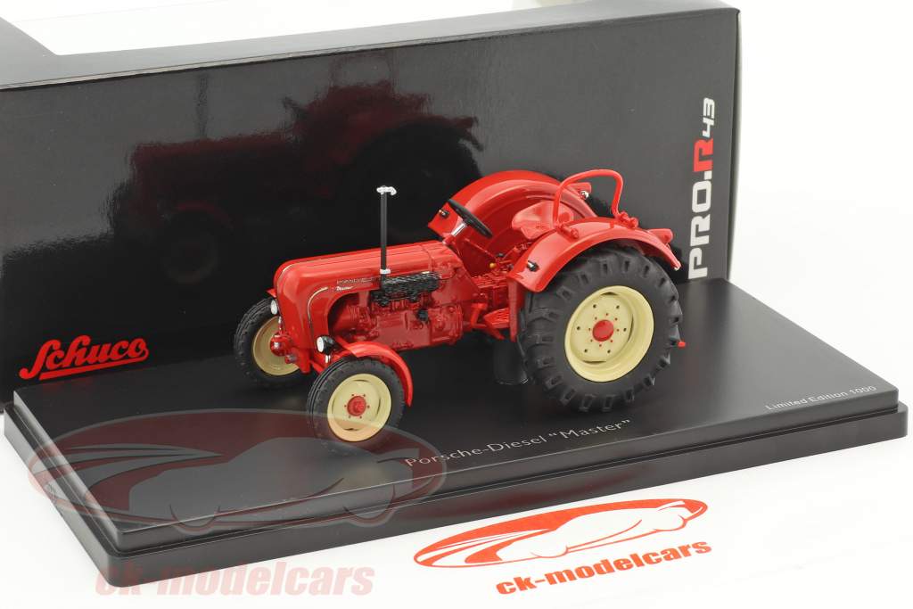 Porsche Master trator vermelho 1:43 Schuco
