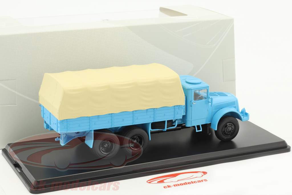 Tatra 111 piattaforma con telone azzurro 1:43 PremiumClassiXXs