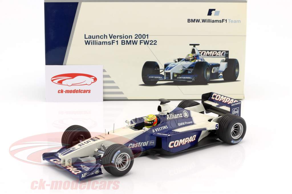 特価 MINICHAMPS (1/18) ウィリアムス FW23 Minichamps 1:18 R. Schumacher Williams FW23 #5 Practice Car