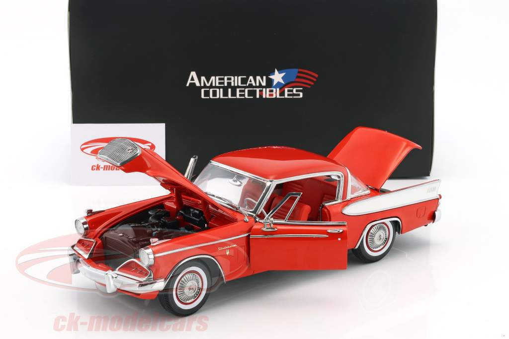 Studebaker Golden Hawk Год постройки 1957 Apache красный 1:18 SunStar