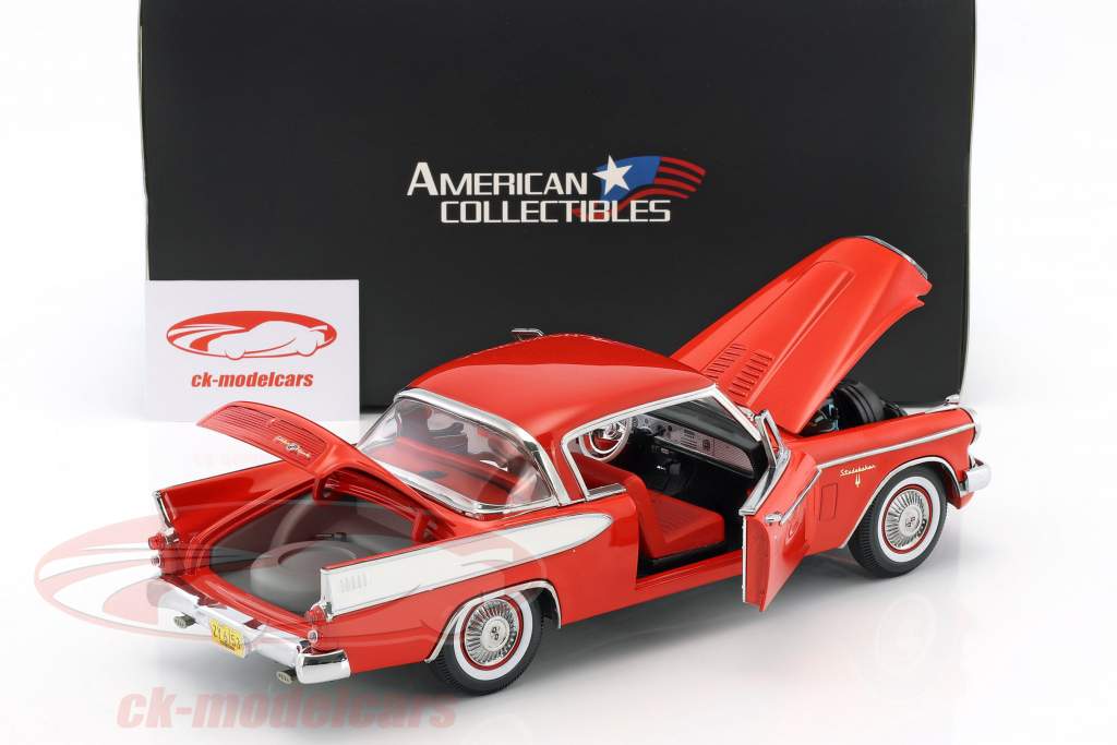 Studebaker Golden Hawk ano de construção 1957 Apache vermelho 1:18 SunStar