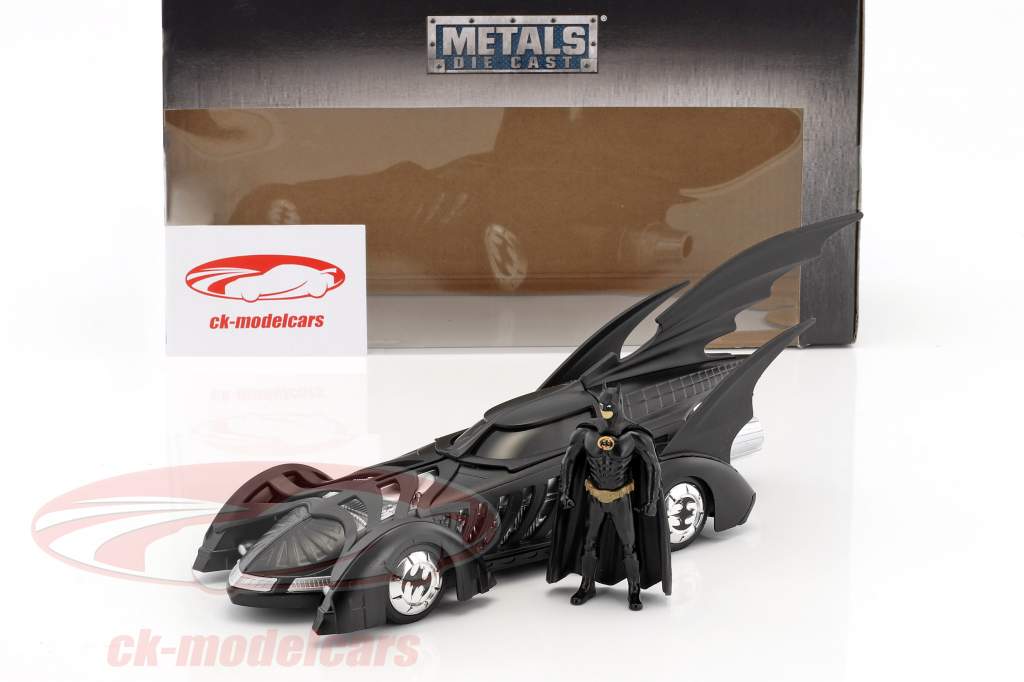 Jadatoys 1:24 Batmobile フィルム Batman Forever (1995) 黒
