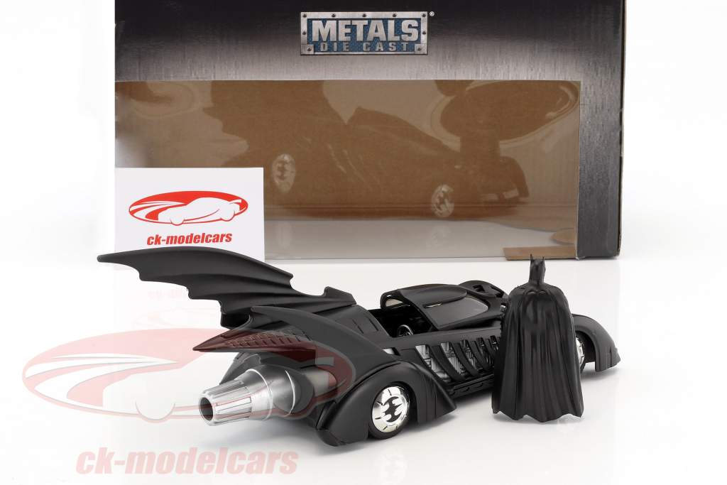 Batmobile Film Batman Forever (1995) schwarz mit Figur Batman 1:24 Jada Toys