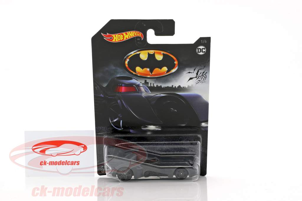 Batmobile DC Comics grijs 1:64 HotWheels