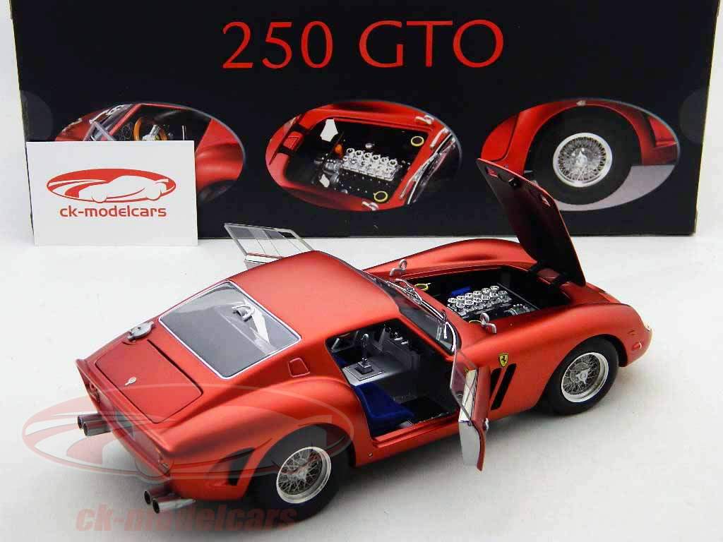 HotWheels GARAGE Ferrari 250 GTO 赤 レア HotWheels Elite 1:18 フェラーリ250 GTO Bjの。1962チェリー
