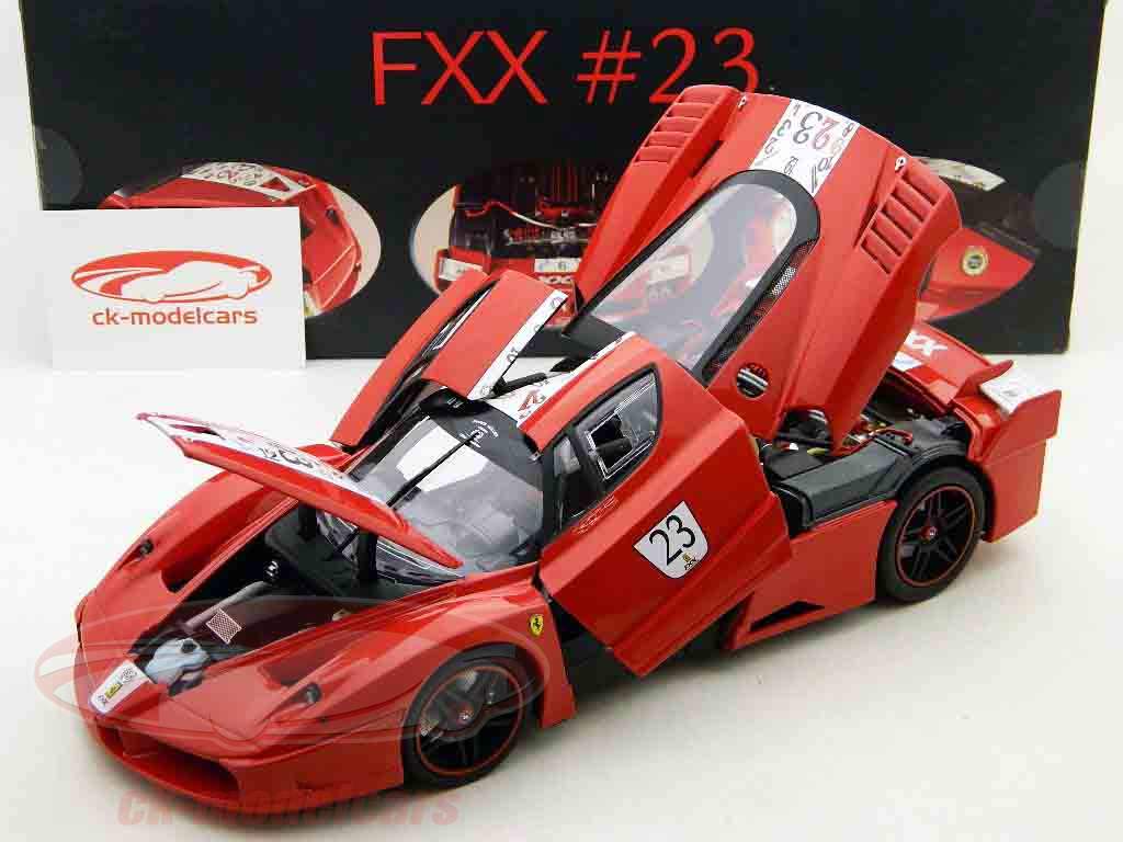 1/18 Mattel Elite フェラーリ FXX 2005 ロッソコルサ FERRARI FXX RACECAR RED BY HOT WHEELS SUPER ELITE EDITION 1