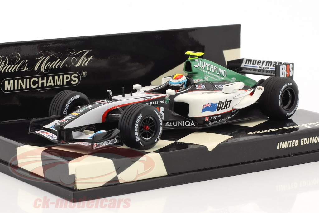 Bas Leinders Minardi PS04B formule 1 2004 1:43 Minichamps