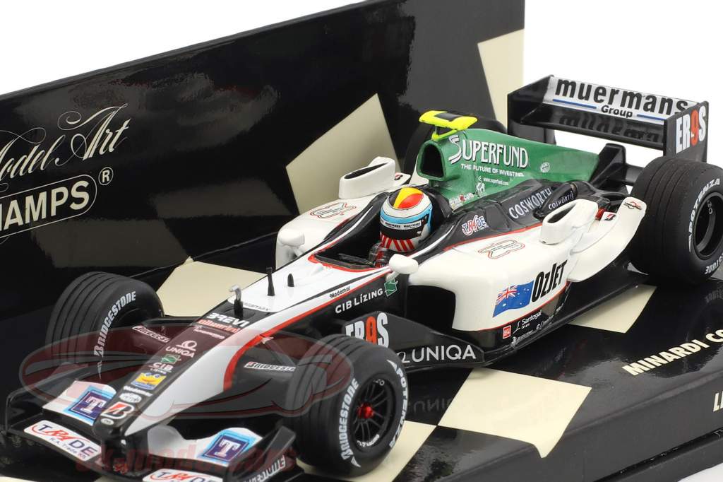 Bas Leinders Minardi PS04B формула 1 2004 1:43 Minichamps