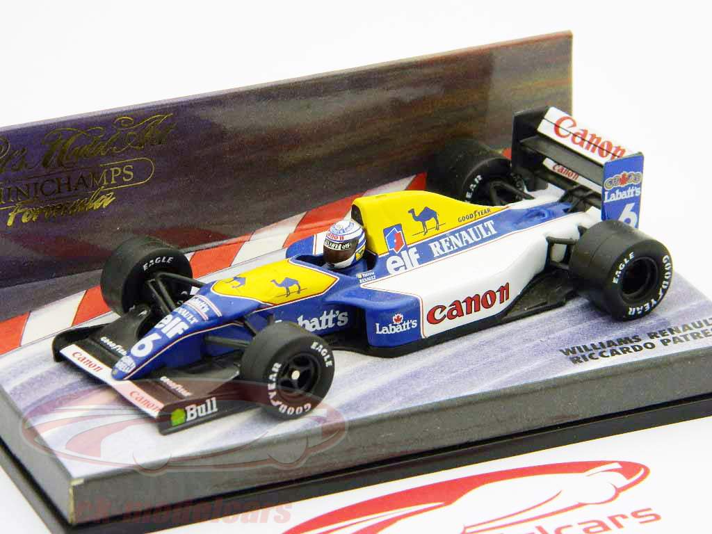 レア MINICHAMPS ウィリアムズ 1/43 マンセル FW14 1991 Minichamps 1:43 R. Patrese Williams Renault FW14 formula one