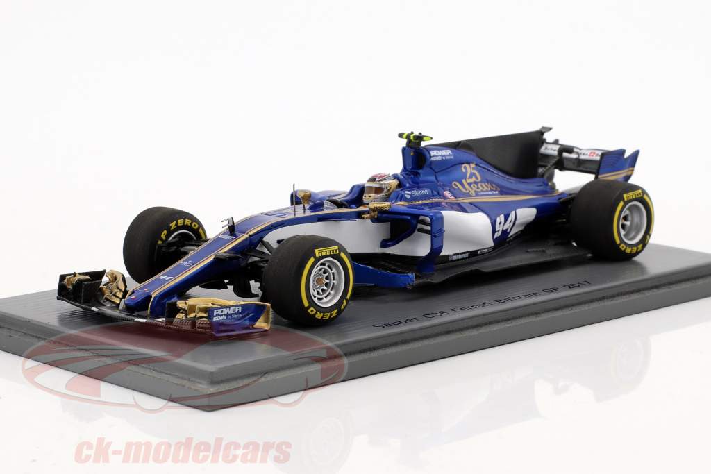 Pascal Wehrlein Sauber C36 #94 Bahrain GP formula 1 2017 1:43 Spark
