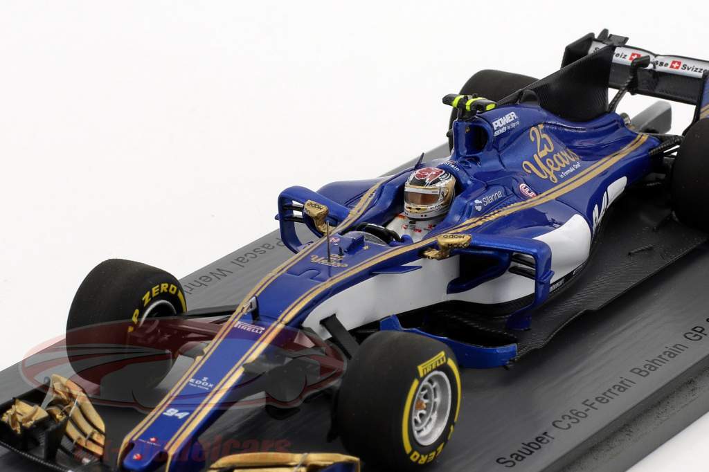 Pascal Wehrlein Sauber C36 #94 Bahrain GP formula 1 2017 1:43 Spark